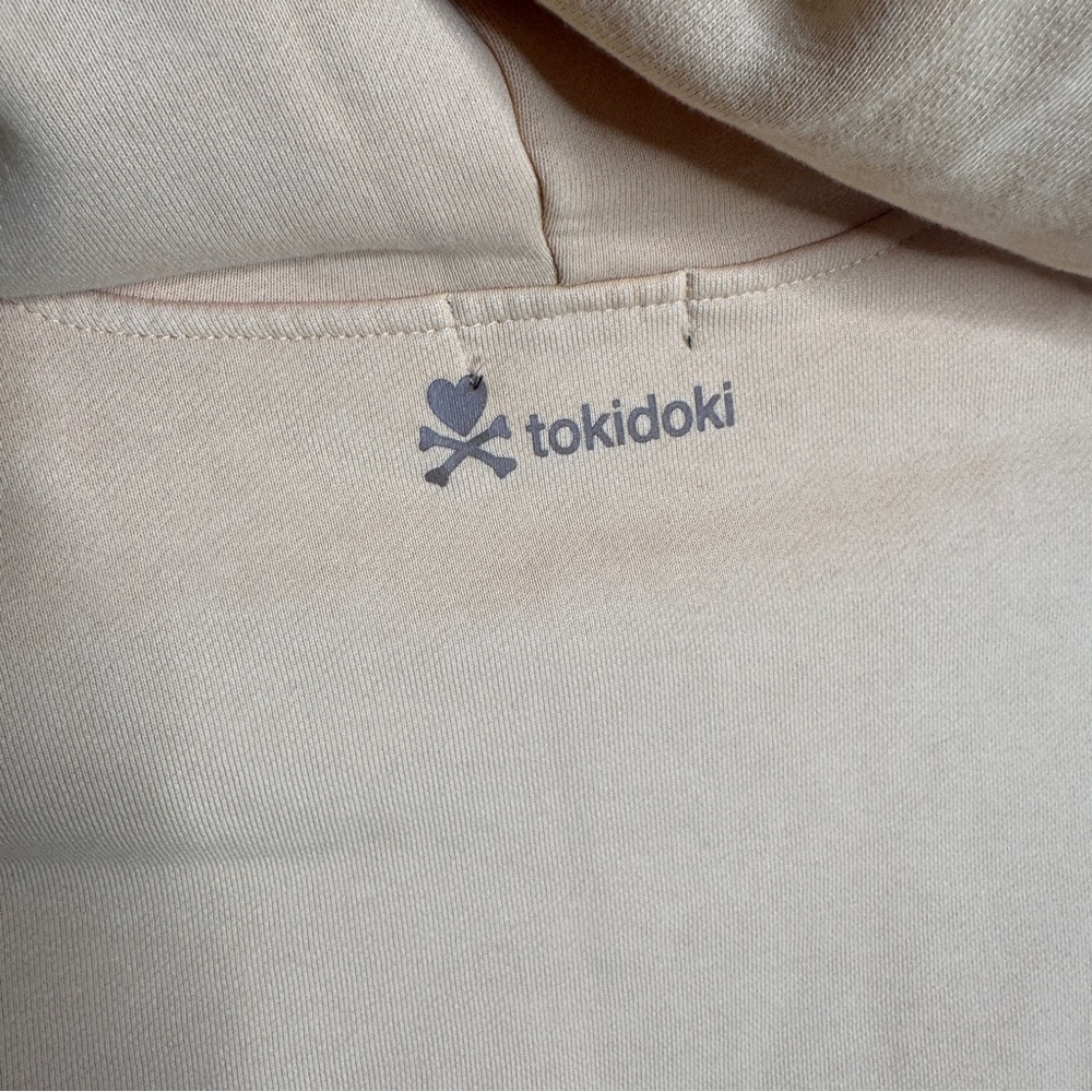 Tokidoki Sweater Women's SP Cropped Donutella Donut Ears Hoodie New - Picture 8 of 9